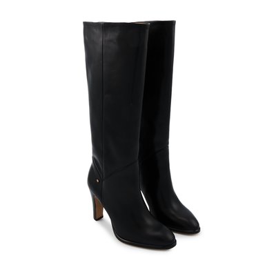 Bottes à Talons Adele Cuir Lisse BONS BAISERS