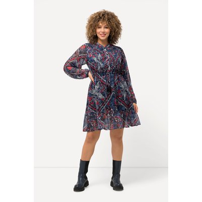 Robe motif cachemire. Col tunisien ULLA POPKEN
