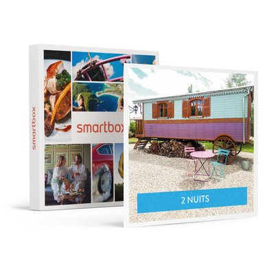 Escapade insolite en roulotte : 3 jours près de Bordeaux avec bouteille de vin- SMARTBOX - Coffret Cadeau Séjour SMARTBOX