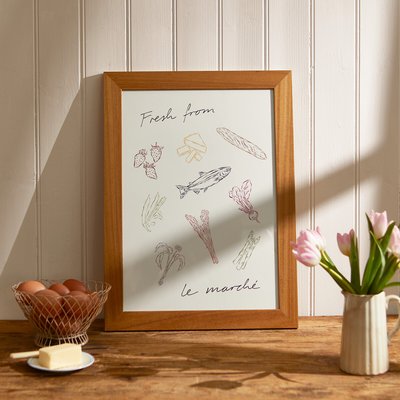 Le Marché Wall Print LA REDOUTE INTERIEURS X CÔTE