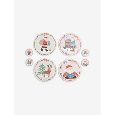 Sets de table et sous-verres noël, lot 4 NEXT