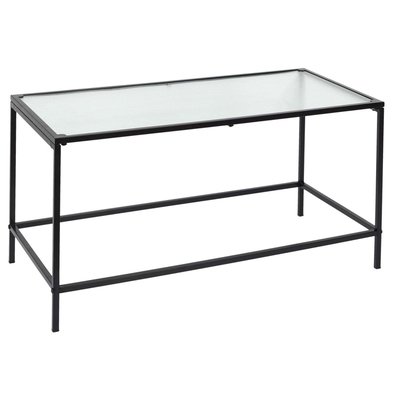 Table basse plateau en verre texturé Rosa CMP