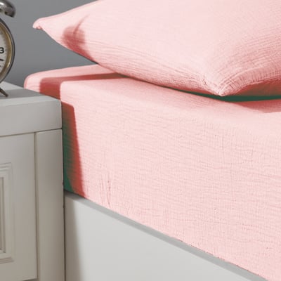 Drap housse en gaze de coton bonnet 30 cm LOFT SENSEI MAISON