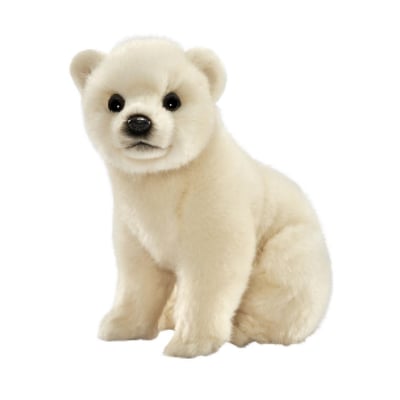 Peluche Ours Polaire Assis 24cmH HANSA