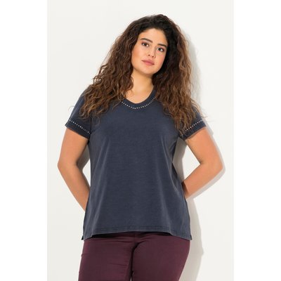 T-shirt cold dyed. Rivets fantaisie ULLA POPKEN