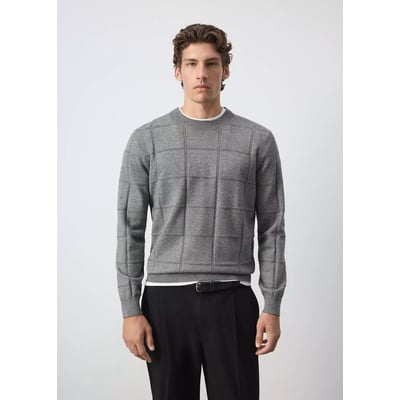 Pull-over maille structure MANGO MAN