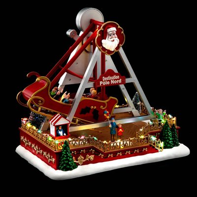 Village de Noël attraction bateau 41 LED + transfo FEERIC LIGHTS & CHRISTMAS