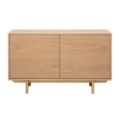 Buffet scandinave en bois clair 2 portes L120 cm SID MILIBOO