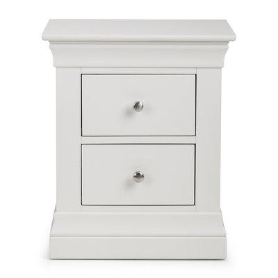 Clarrés French Vintage 2 Drawer Bedside SO'HOME