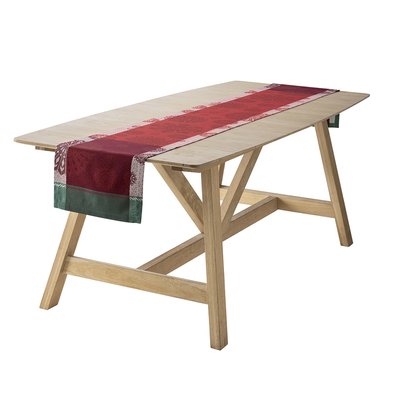 Chemin de table en Coton, LUMIÈRES D'ÉTOILES LE JACQUARD FRANCAIS