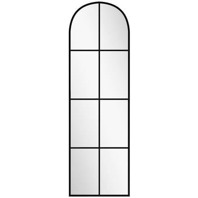 Miroir en pied Métal Noir HOMCOM