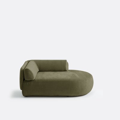 Longchair, rechts, dik fluweel, Méridiano LA REDOUTE INTERIEURS