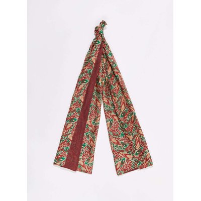 Foulard en soie imprimé doublé SOIE LA FIANCÉE