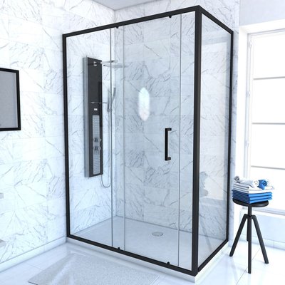 Pack paroi Factory coulissante + paroi retour HOME MAISON