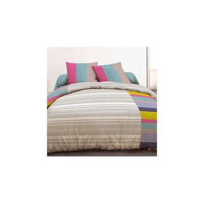 Parure De Lit en COTON  RAYURES MONTELEONE LE LINGE