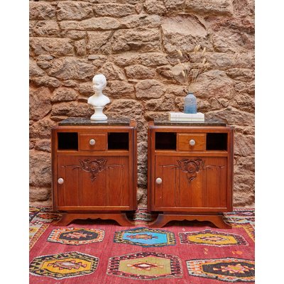 Paire de chevets Art déco Odile N°1261 - Bon état DEBONGOUT