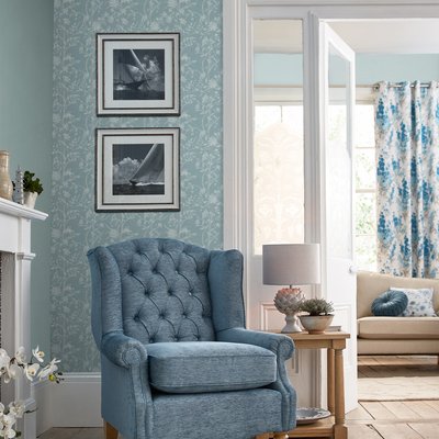 Papier peint fleuri Fennelton LAURA ASHLEY