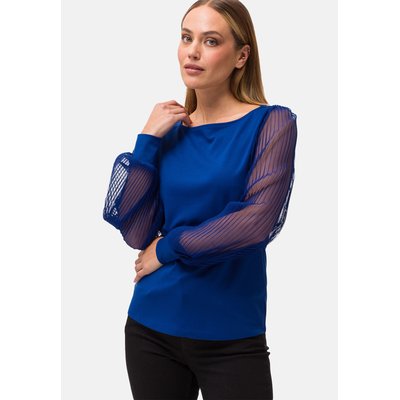 T-shirt en jersey avec manches transparentes ZERO
