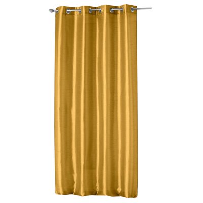 Rideau a oeillets tissu Shantung Shana DOUCEUR D'INTÉRIEUR