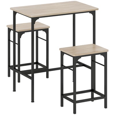 Ensemble de table de bar Panneau de HOMCOM