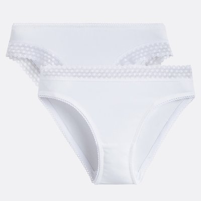 Pack of 2 Vikie Briefs in Microfibre LA REDOUTE COLLECTIONS