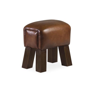 Tabouret cuir DECORATION D’AUTREFOIS