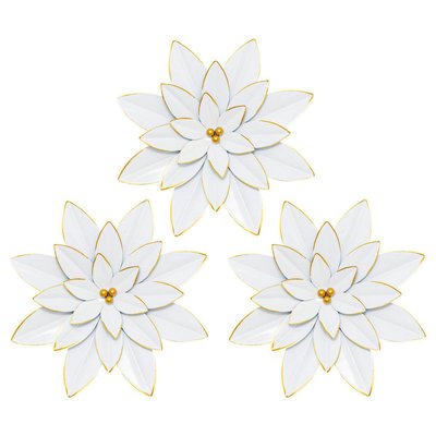 3 déco murale "Alya" D24cm ATMOSPHERA