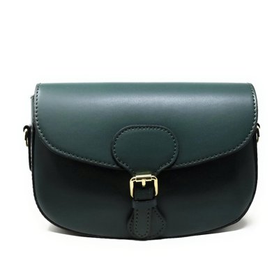 Sac cuir vert sapin La Redoute
