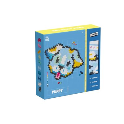 Puzzle par numéro - chiot PLUSPLUS