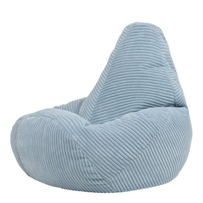 Pouf enfant à dossier incliné velours côtelé Oeko-Tex® - DALTON ICON