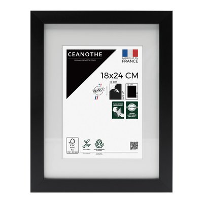 Cadre Photo Avec Passe-partout En Bois Reconstitué Fsc MILAN CEANOTHE