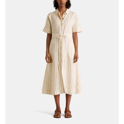 Robe Chemise Longue Lio Rayée Lin JODHPUR