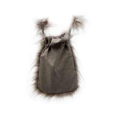 Bouillotte en imitation fourrure artificielle L28 SIA DECO