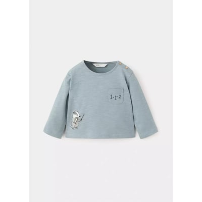 T-shirt détail imprimé MANGO BABY