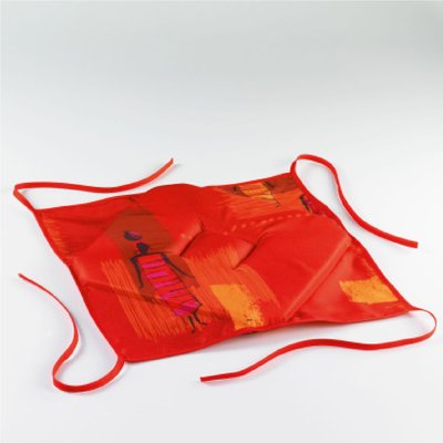 Coussin galette de chaise assise 36 x 36 cm jaya cuivre DOUCEUR D'INTÉRIEUR