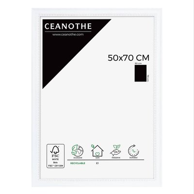 Cadre Photo 50x70 Cm Bois Massif Fsc CARMEN CEANOTHE