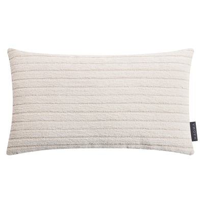 Housse de coussin jacquard velours chenille STRIPY MAGMA HEIMTEX