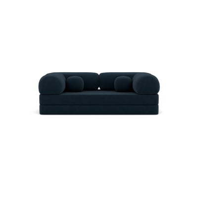 Canapé 3pl convertible en velours texturé, NEBULA LISA DESIGN