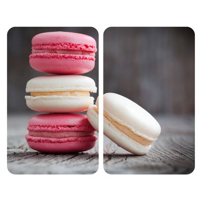 2 Couvre-plaques Universel Macarons WENKO