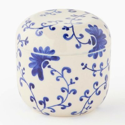 Boite à bijoux peint main, 9.3xH8cm, en céramique MONOPRIX