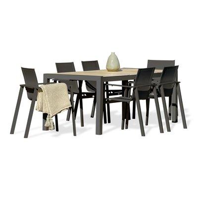 Ensemble repas alu plateau céramique VENISE DCB GARDEN