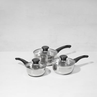 3-Piece Day To Day Saucepan Set HADEN