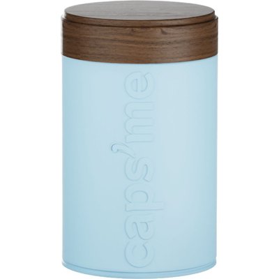 Boite à café à café bleue contenance 250g CAPS ME
