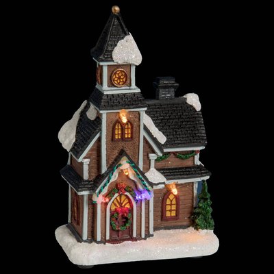 Village de Noël 3 LED à piles FEERIC LIGHTS & CHRISTMAS