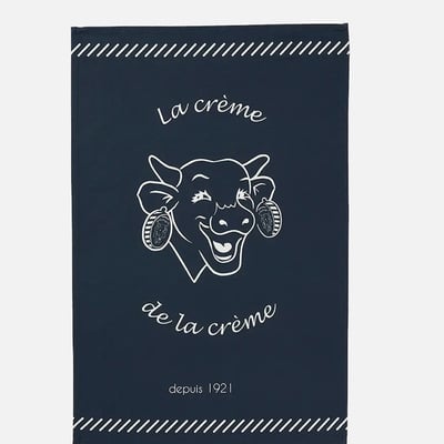Torchon LA VACHE QUI RIT LA CRÈME DE LA CRÈME COUCKE