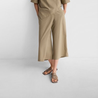 Pantalon paréo court en coton ADOLFO DOMINGUEZ
