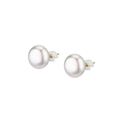 Boucles d'oreilles en or 375 et perle de culture CLEOR