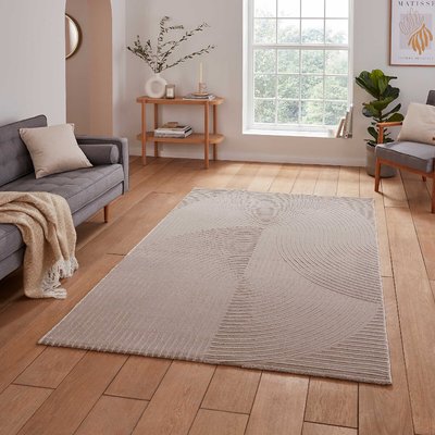 Abstract Spiral Super Soft Washable Rug SO'HOME