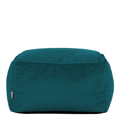Pouf repose-pieds carré velours - AMARA ICON
