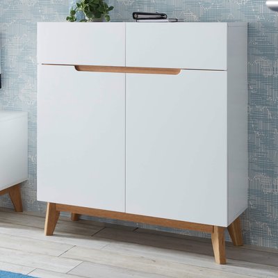 Commode 4 tiroirs 2 portes TERRE DE NUIT